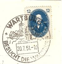 1951.07.20_DDR_Sonderstempel_Wartburg
