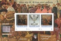Maarten Luther, Niederlande, Reformation, Luther Briefmarken, Holland Luther