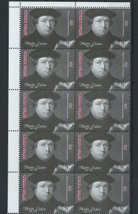 04.10.2017 FDC DomRep &quot;500 Jahre Reformation - Luther&quot;, Luther Briefmarken, Luther Stamp