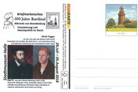 Karl V. und Jakob Fugger von der Lilie, der Reiche, Martin Luther, Luther Briefmarken