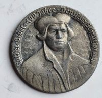 400 Jahre Deutsche Schriftsprache, Helbing, Leipzig, Martin Luther, Medallie