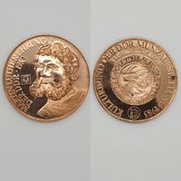 Kupfer Medaille Martin Luther als Junker J&ouml;rg