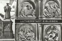 Luther-Denkmal Eisleben; Postkarte Lutherdenkmal, Lutherdenkmal, Luther Briefmarken, Martin Luther, Luther-Denkm&auml;ler, Lutherdenkm&auml;ler, Martin Luther Denkmal