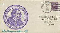 10.11.1933 USA 450 Jahre Geburtstag Martin Luther, Luther Briefmarken