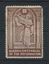 Luther Briefmarken, Vignette, Reklamemarke, Werbemarke, Martin Luther, Ereignismarke,