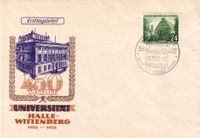 Michel-Katalog-Nr.: DDR 318, Universitat Halle Wittenberg, Martin Luther, Luther Briefmarken