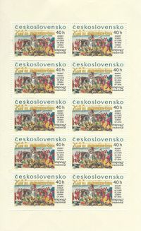 CZECHOSLOVAKIA, Jan Huss, Martin Luther, Luther, Briefmarken