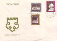 450 Jahre Reformation, Martin Luther, Luther Briefmarken, DDR, Lutherhaus, Wittenberg, Scho&szlig;kirche Wittenberg
