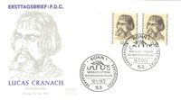 Lucas Cranach d.&Auml;., Sauer, Lucas Cranach, Michel-KATALOG-NR:. Bund MiNr. 718