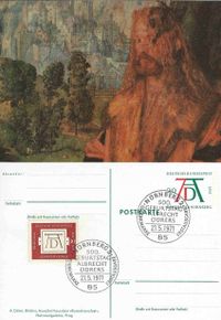 Michel Nummer 677, Michel Nummer PSo 3/01-05; Albrecht D&uuml;rer; Luther Briefmarken