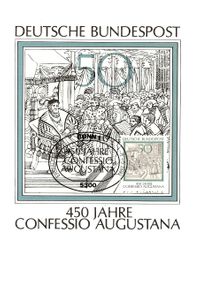 08.05.1980 BRD FDC Confessio Augustina 450 Jahre Confessio Augustana EtSt Bonn, Michel-Nr. 1051, Maximumkarte
