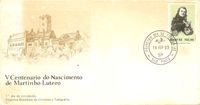 18.04.1983, 500 Jahre Martin Luther, Brasil, Brasilien, Luther Brasil, Lutero, Luther Briefmarken, 1983, FDC Luther