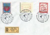 &Ouml;sterreich Sonderstempel Luther, Luther Briefmarken