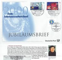 01.01.2000 Jubiläumsbrief Deutsche Post