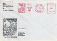 Hans Sachs, Michel-Katalog-Nummer: 1763, Peter Nitzsche, Martin Luther, Luther Briefmarken