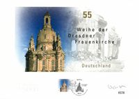 13.10.2005 Edition 5000 Deutsche Post AG Weihe Dredner Frauenkirche