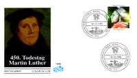Luther Briefmarken, Michel 1841, Ersttagsbrief, FDC, 450 Jahre Todestag Martin Luther, Martin Luther