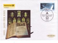 Michel-Nr.: Bund 2312 , Jahr der Bibel, Marie-Helen Gei&szlig;elbrecht, Luther Bibel, Luther Briefmarken