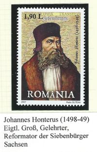 Johannes Honterus 1498 - 1549 - Reformator der Siebenburgener Sachsen