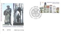 Weltkulturerbe, Luther Gedaenkst&auml;tten, Eisleben, Wittenberg, UNO, Bonn, Berlin, Wien, Martin Luther, Luther Briefmarken