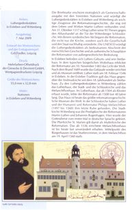 Luther Gedenkst&auml;tte, Lutherhaus, Martin Luther, Luther Briefmarken