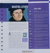 GERMAN POST EDITION FAMOUS GERMANS MARTIN LUTHER REFORMATOR REFORMATION