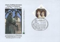 08.05.2014 Sonderstempel Lutherstadt Wittenberg - Lutherdenkmal von Johann Gottfried Schadow
