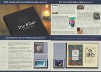 2012 Klappkarte zum Thema 200 Geschichte der Bibelgesellschaft