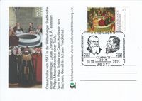 10.10.2015 Sonderstempel Kronach Cranach - Stempel-Nr. 19 321