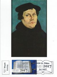 500 Jahre Reformation, &Ouml;sterreich, Martin Luther, Bibel&uuml;bersetzung, Luther Briefmarken