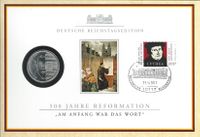 13.04.2017 BRD 500 jahre Reformation Reichttagsedition, Luther Briefmarken, Reichstagsedition