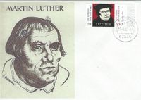 67549 Worms, Worms, Erstagsstempel Worms, 500 Jahre Reformation, Luther Briefmarken
