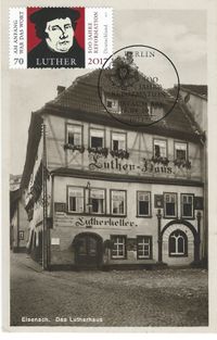 Lutherhaus Eisenach, Luther Briefmarken, Martin Luther