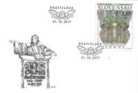2017.10.31_Slovakia_Martin Luther_The 500th Anniversary of the Reformation_FDC