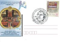 09.12.2017 Polen Ganzsache mit Sonderstempel, 500 Jahre Reformation, Luther Briefmarken