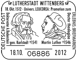 Doktorvater, A. Bodenstein, gen. Karlstadt, Martin Luther