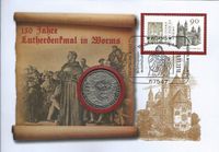 Martin Luther vor dem Reichstag in Worms, Lutherdenkmal Worms, Reformationsdenkmal Worms