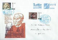 17. April 2017 Sonderstempel 500 Jahre Luther vor Kaiser und Reich - Gendenkumschlag