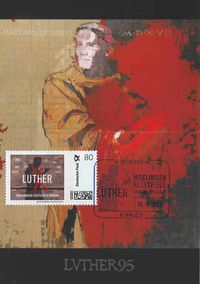 Michael Apitz, Nibelungenfestspiele, 2021, Luther, Luther Briefmarken