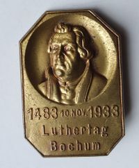 Reformation Bronze 450. Geburtstag von Martin Luther 1933