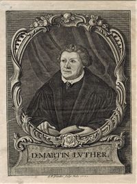 G.A.Gr&uuml;ndler, Martin Luther, Kupferstich, Luther Kupferstich