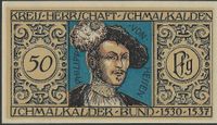 Philipp von Hessen, Kreisherrschaft Schmalkalden, Notgeld