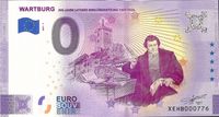 0-Euro Schein, Lutherstube, Wartburg, Martin Luther, Junker J&ouml;rg