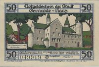 Luther Briefmarken, Notgeld Gernrode, Luther Notgeld