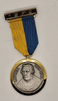 Medaille Orden Plakette Volkswandern Volkslauf 1972 Luther