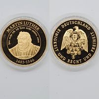 Medaille Martin Luther vergolde