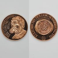 Kupfer Medaille Martin Luther als Junker J&ouml;rg
