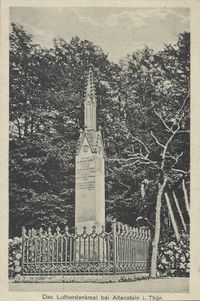 Lutherdenkmal bei Altenstein i. Th&uuml;ringen, Lutherdenkm&auml;ler