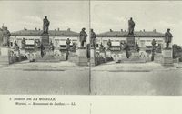 Stereo-Fotografie, 1880 Worms Lutherdenkmal, Lutherdenkmal Worms, Reformationsdenkmal Worms