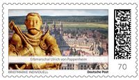 Erbmarschal Ulrich von Pappenheim, Wormser Reichstag 1521, Luther Briefmarken, Martin Luther, Reformator, Luther in Worms
